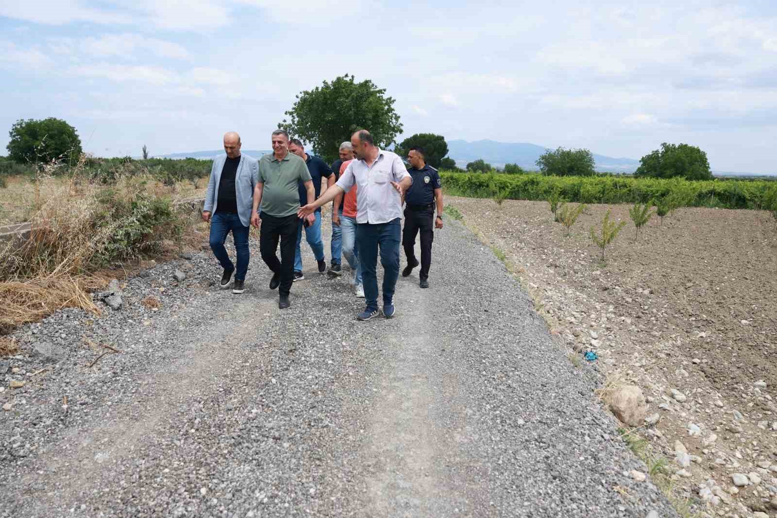 Başkan Şimşek&rsquo;ten ova yollarına yerinde inceleme