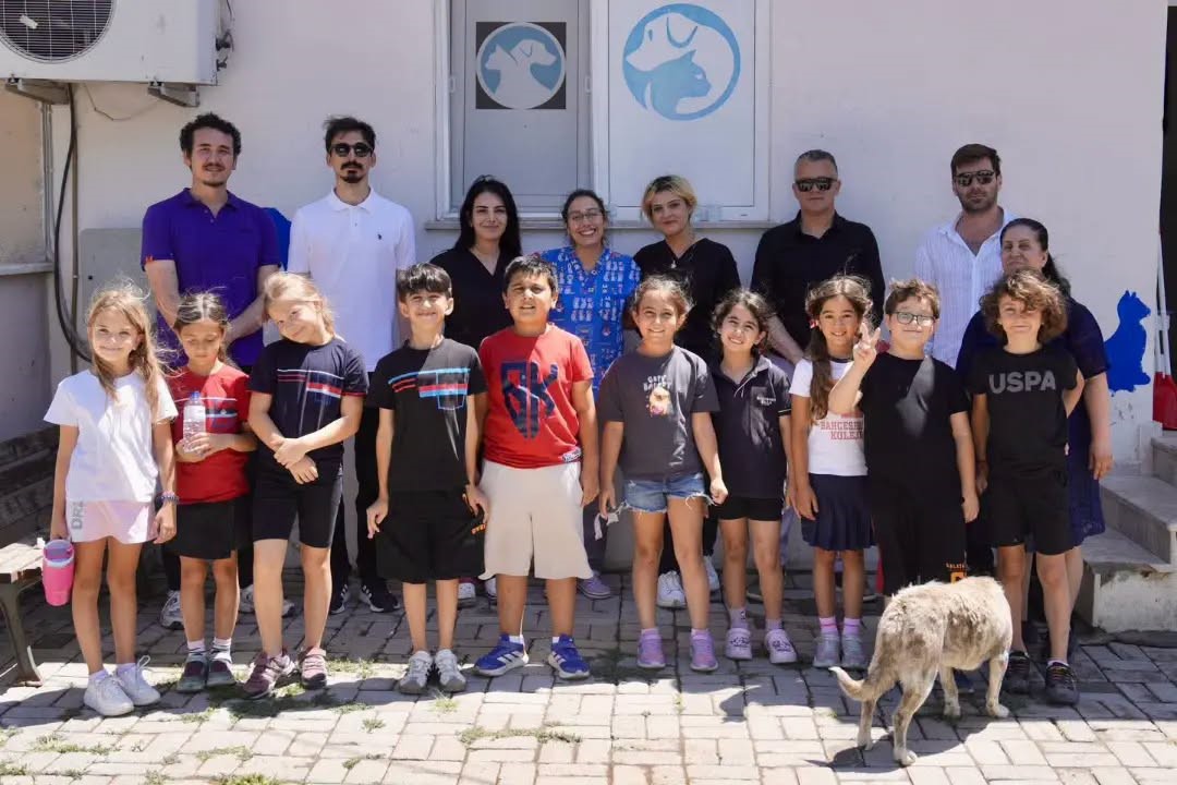 Burhaniyeli &ouml;ğrencilerden can dostlara sevgi dolu dokunuş