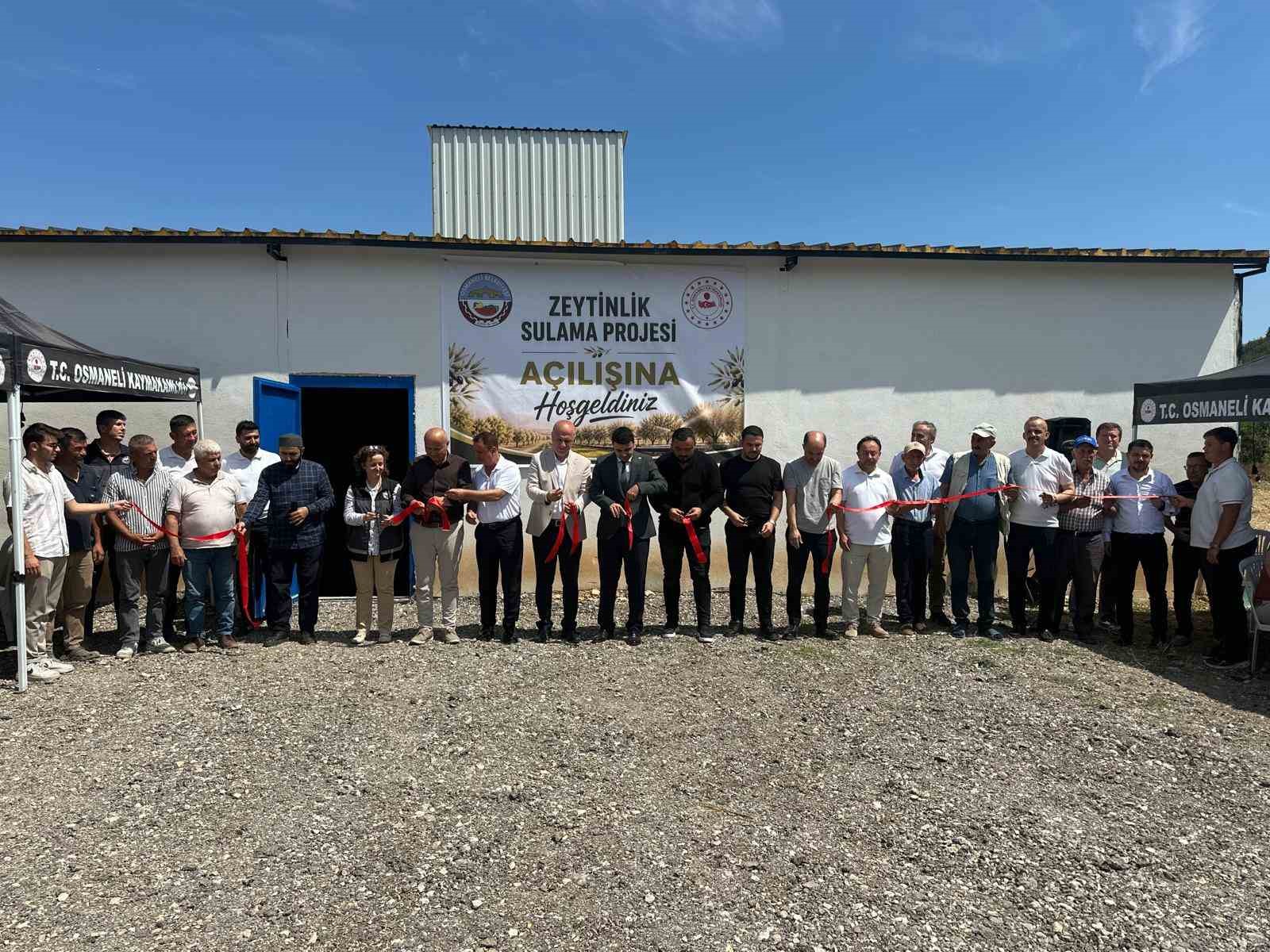Bilecik&rsquo;te 27 milyon liralık "Sulama Projesi" tamamlandı