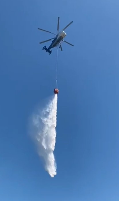 Yemek ısıtmak i&ccedil;in yaktığı ateş incir bah&ccedil;esini k&uuml;l etti