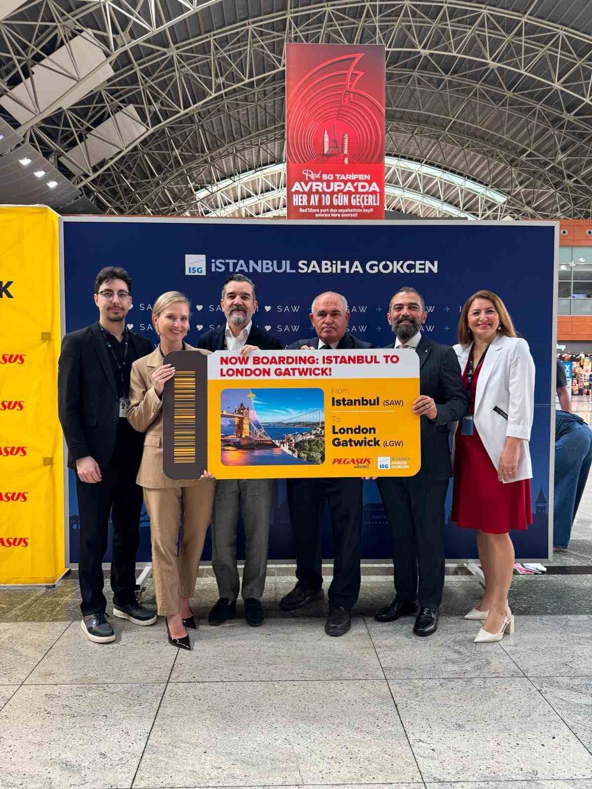 Sabiha G&ouml;k&ccedil;en&rsquo;in Londra ağı Gatwick ile genişliyor