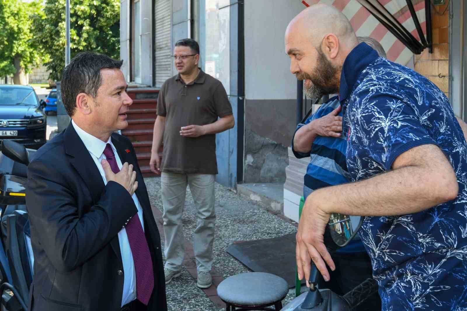 Başkan Erkan Aydın&rsquo;dan talep ve &ouml;nerilere yerinde &ccedil;&ouml;z&uuml;m