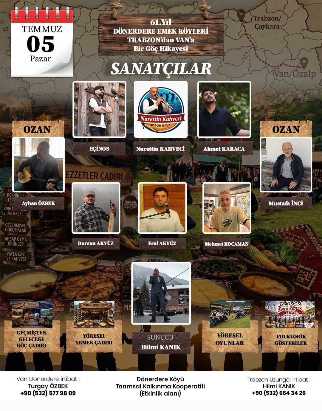 Trabzon&rsquo;dan Van&rsquo;a uzanan g&ouml;&ccedil;&uuml;n 61. yıl y&ouml;n&uuml;m&uuml;