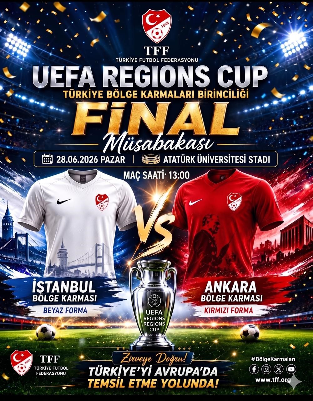 UEFA Regions&rsquo; Cup&rsquo;ta final heyecanı