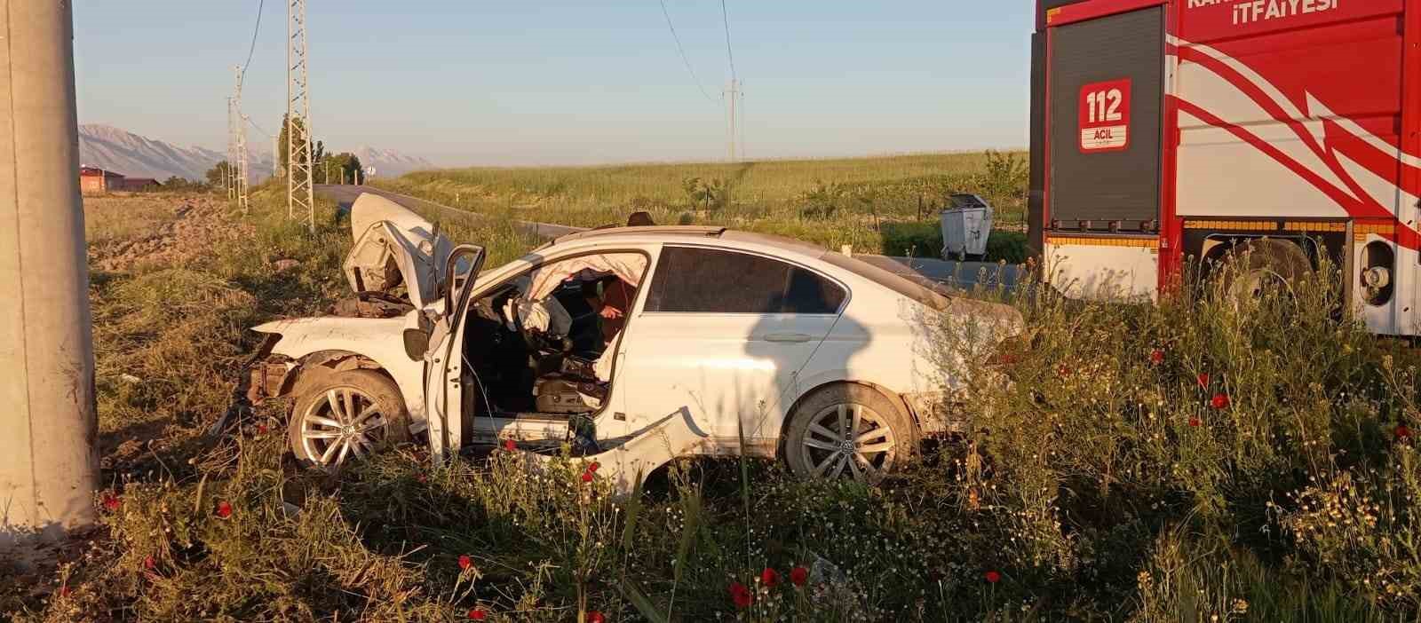 Kahramanmaraş&rsquo;ta kaza: 1 yaralı