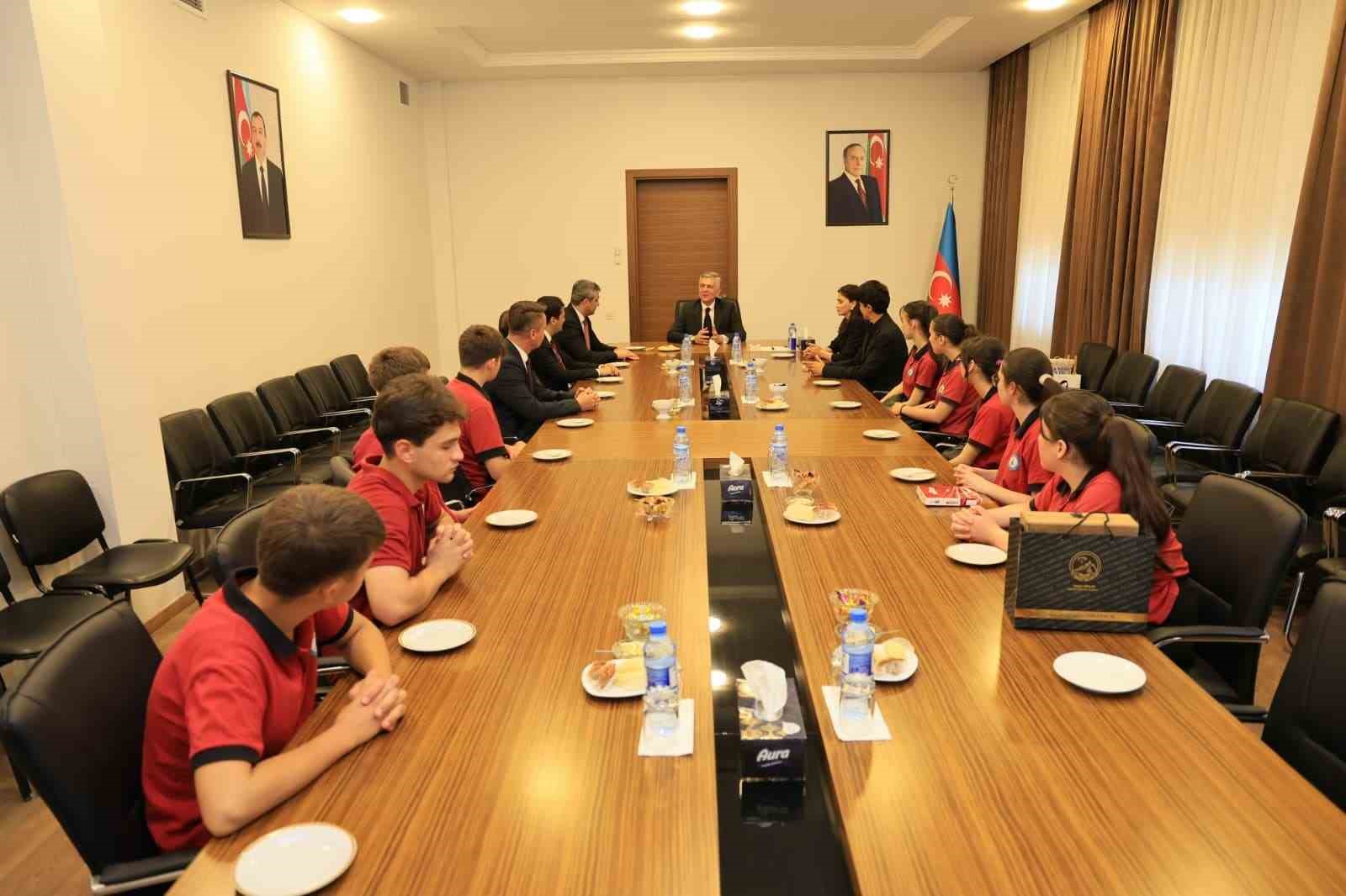 &Ccedil;ameli heyeti, Kardeş Şehir protokol&uuml; kapsamında Azerbaycan&rsquo;da temaslarda bulundu