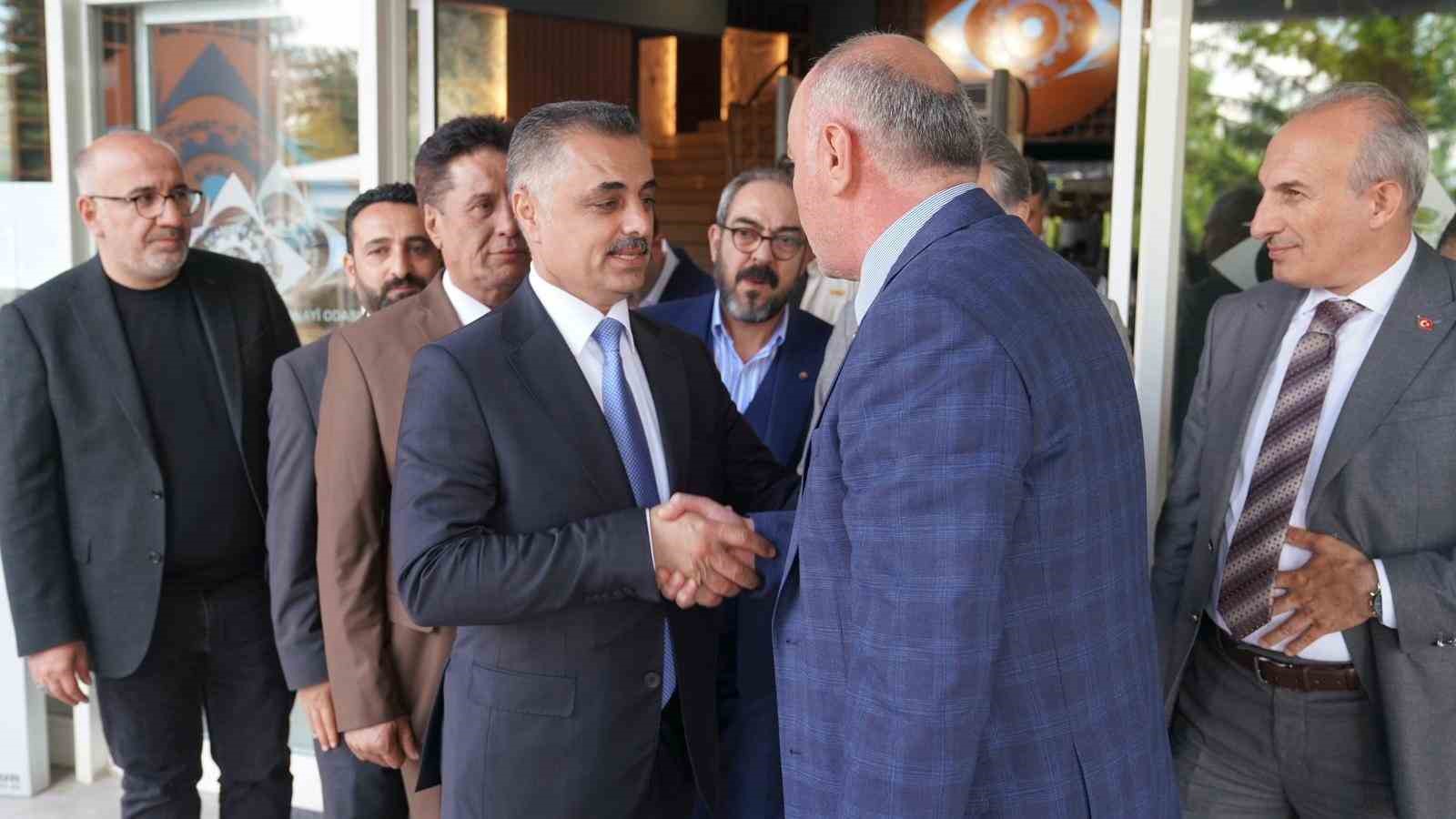 Duhok Ticaret ve Sanayi Odası ile IKBY heyetinden ETSO&rsquo;ya ziyaret
