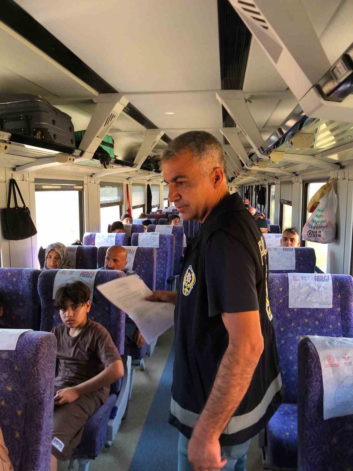 Yerk&ouml;y&rsquo;den ge&ccedil;en &lsquo;Doğu Ekspresi&rsquo;nde 81 yolcu sorgulandı