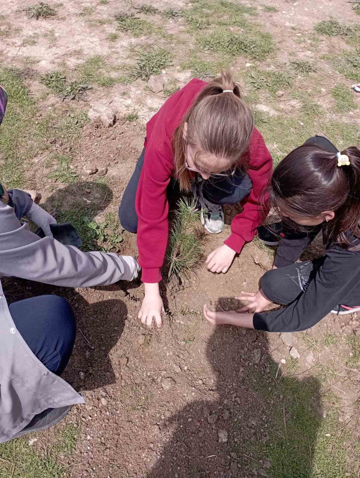&Ccedil;EDES kapsamında K&uuml;tahya&rsquo;da fidan dikim seferberliği