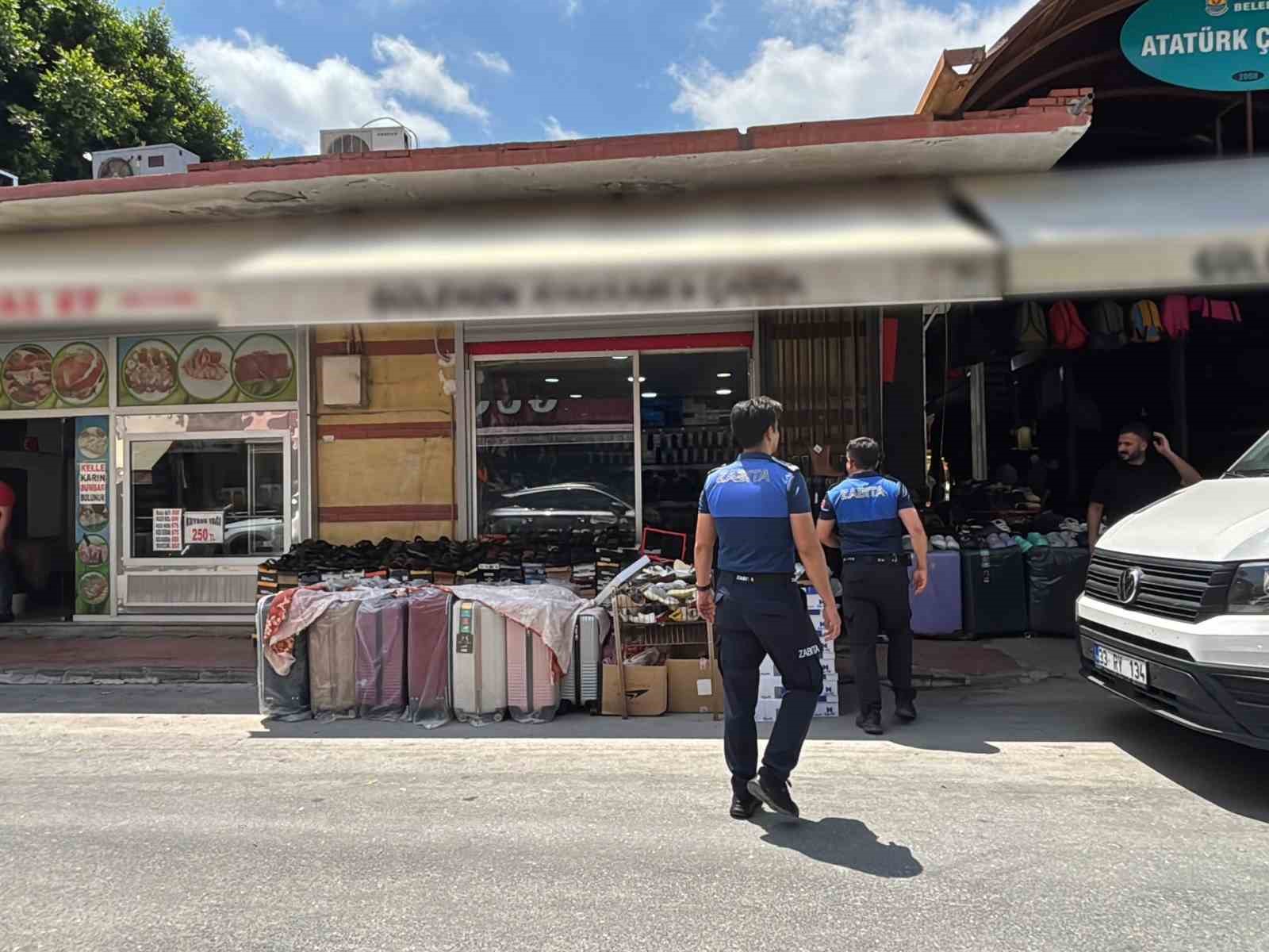 Tarsus&rsquo;ta kaldırım işgallerine sıkı denetim