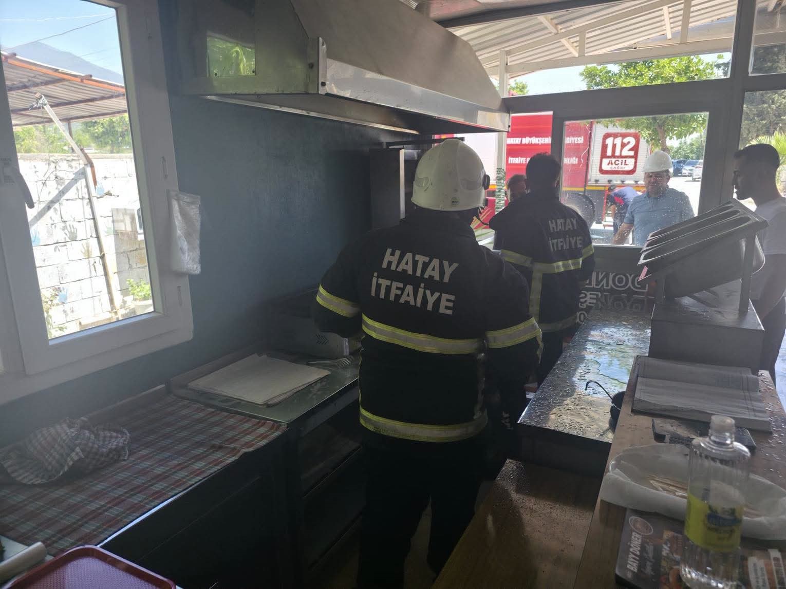 Hassa&rsquo;da d&ouml;nercide korkutan yangın