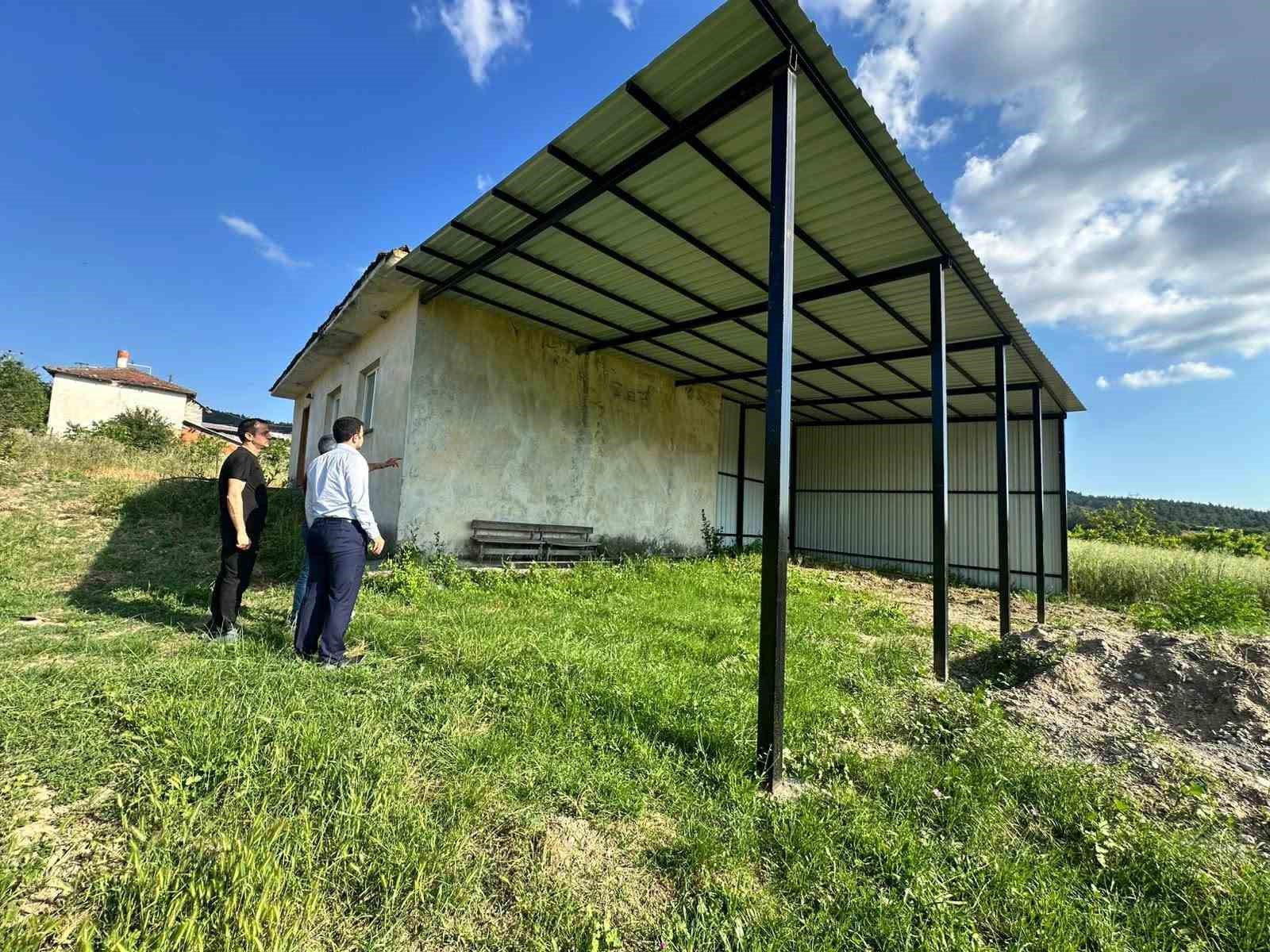 Bilecik&rsquo;te k&ouml;ylere sundurma desteği