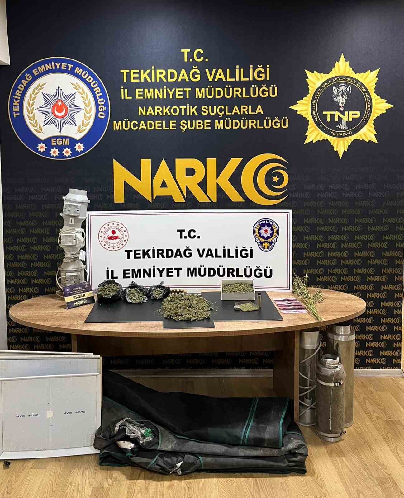 Tekirdağ&rsquo;da Bir haftada 124 operasyon: Uyuşturucu tacirlerine ağır darbe 19 tutuklama