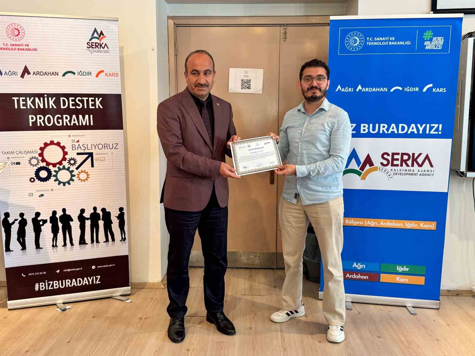 SERKA&rsquo;dan uygulamalı proje hazırlama eğitimine destek
