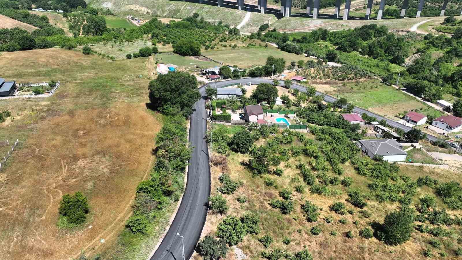 Ağır tonajlı ara&ccedil;lar i&ccedil;in Akmeşe&rsquo;de 2 bin 700 metrelik yeni g&uuml;zergah