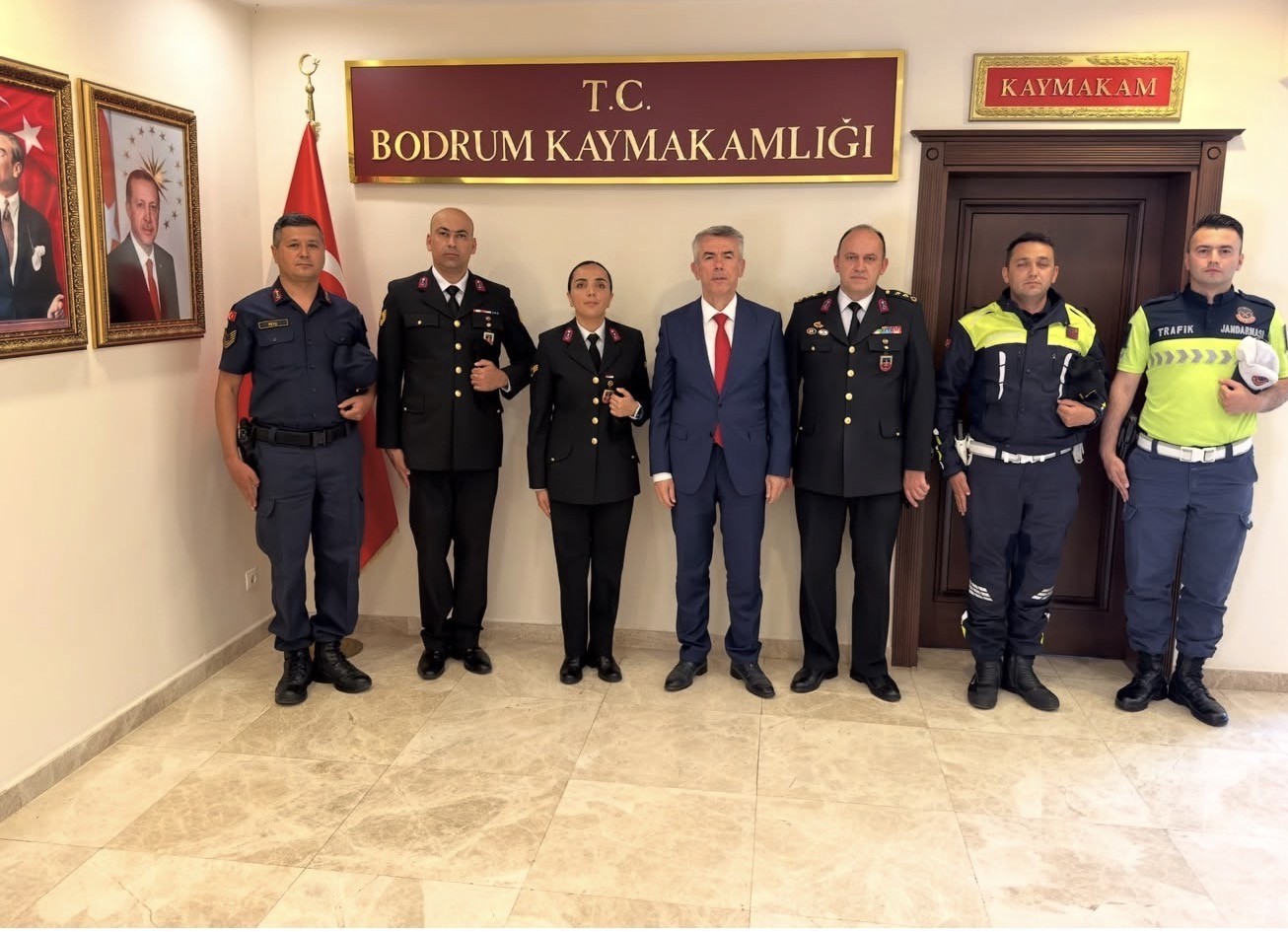 Jandarma Teşkilatı&rsquo;nın 187. yılında Kaymakam Sırmalı&rsquo;dan anlamlı kabul