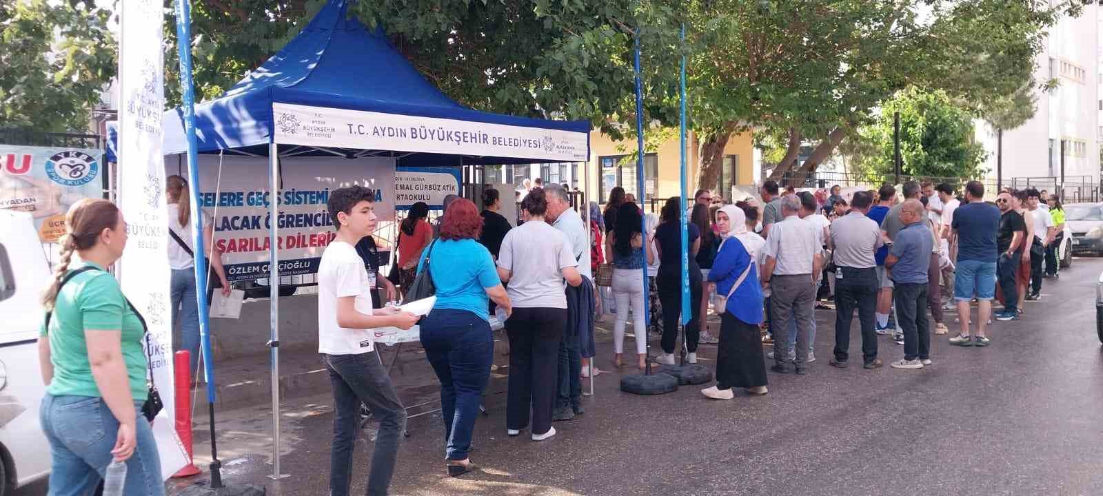 Aydın B&uuml;y&uuml;kşehir&rsquo;den LGS heyecanındaki &ouml;ğrencilere destek