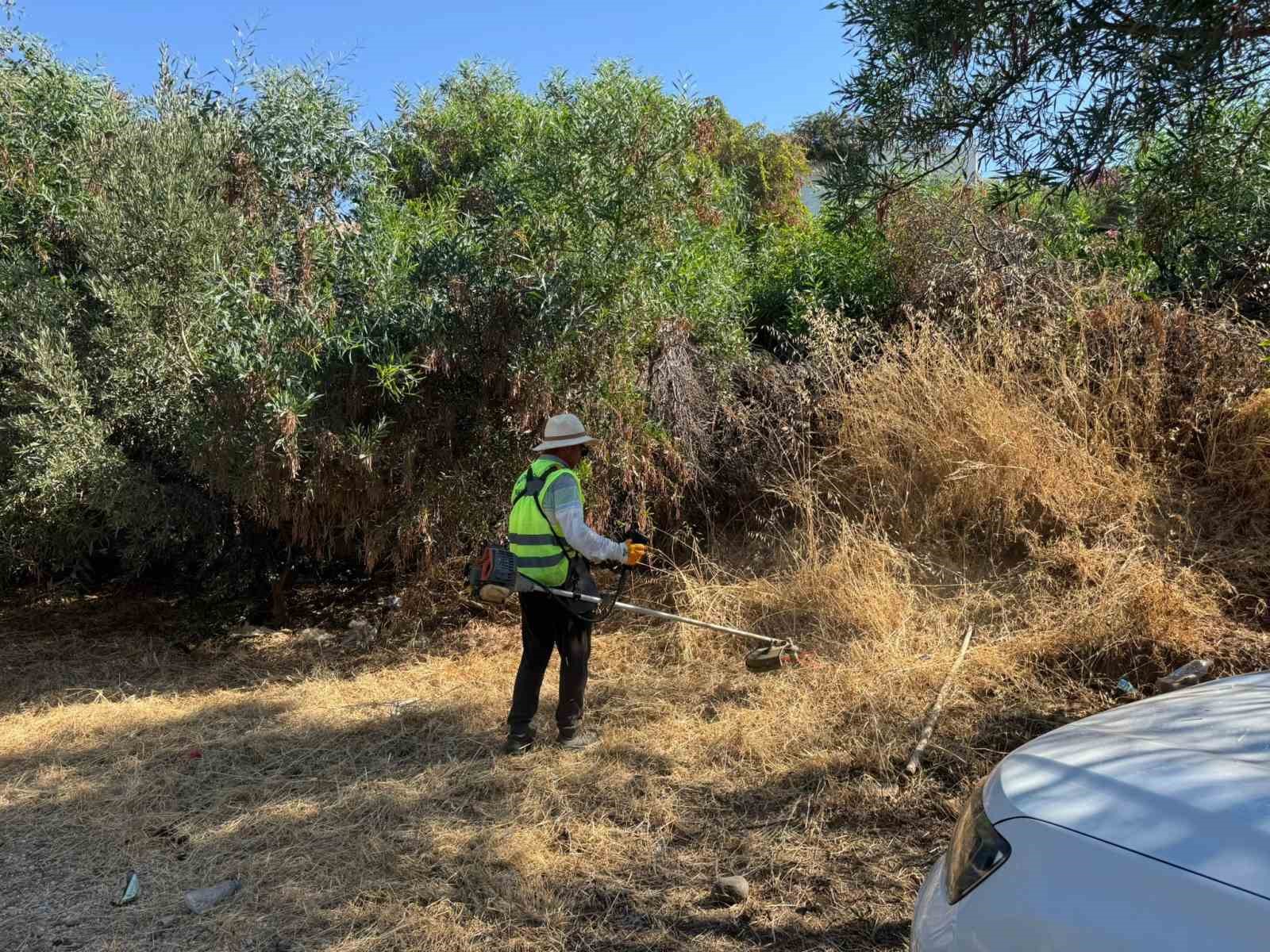 Bodrum&rsquo;da ot temizliği &ccedil;alışmaları Haziran ayı boyunca aralıksız s&uuml;rd&uuml;