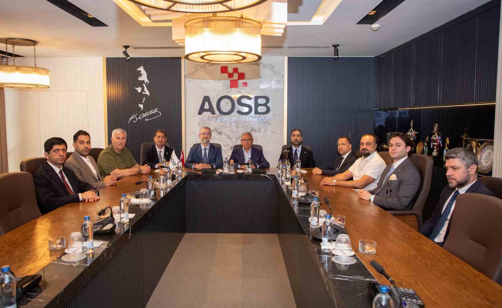 AOSB Y&ouml;netimi, Ukrayna heyetiyle işbirliği ve yatırımı g&ouml;r&uuml;şt&uuml;