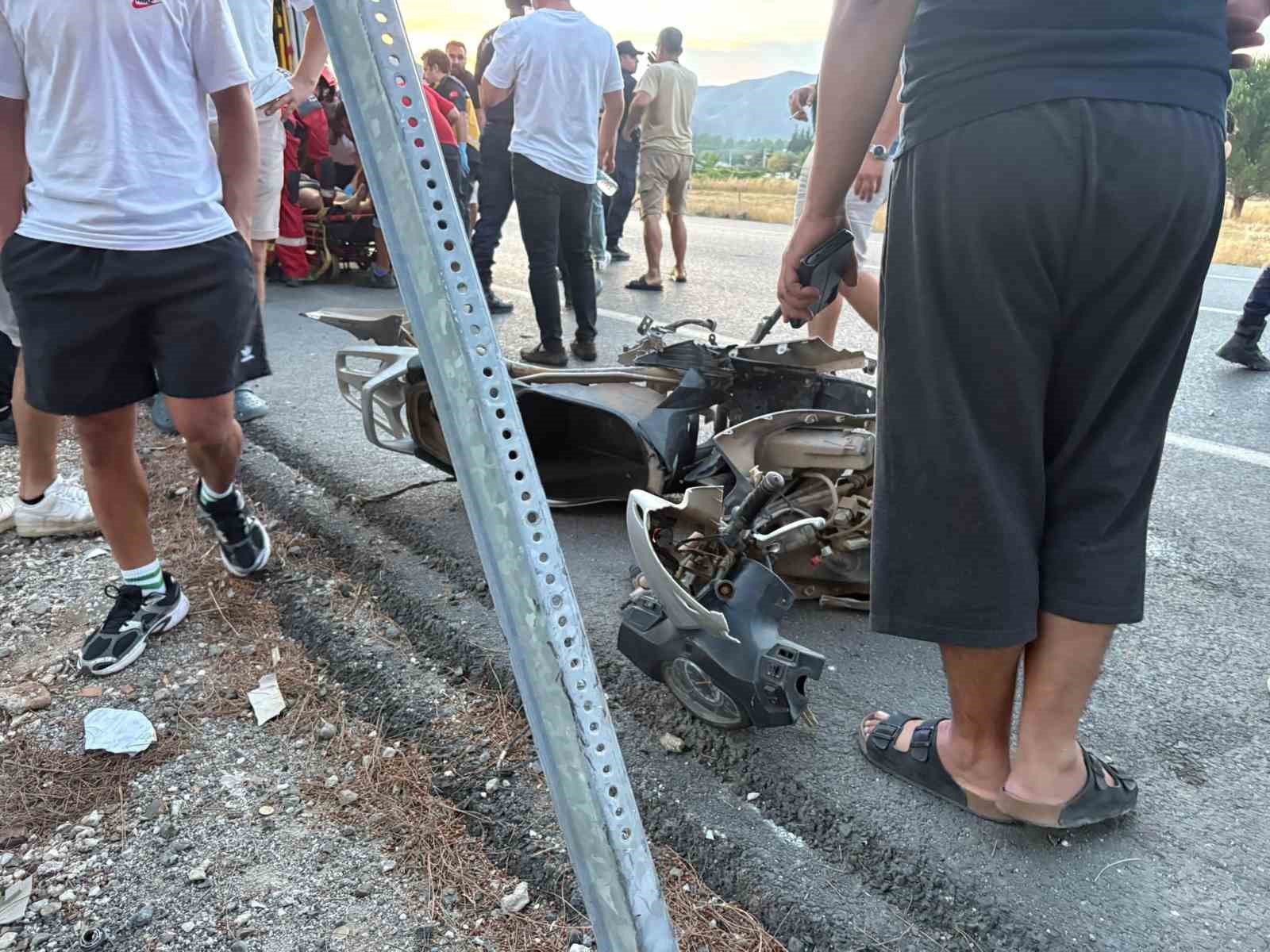 Marmaris-Dat&ccedil;a yolunda kaza: 1 yaralı