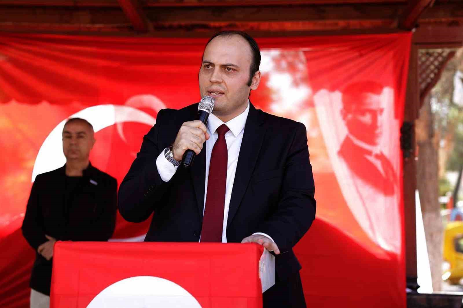 Hasan Altun, Kaymakam İş&ccedil;imen&rsquo;e yeni g&ouml;revinde başarılar diledi