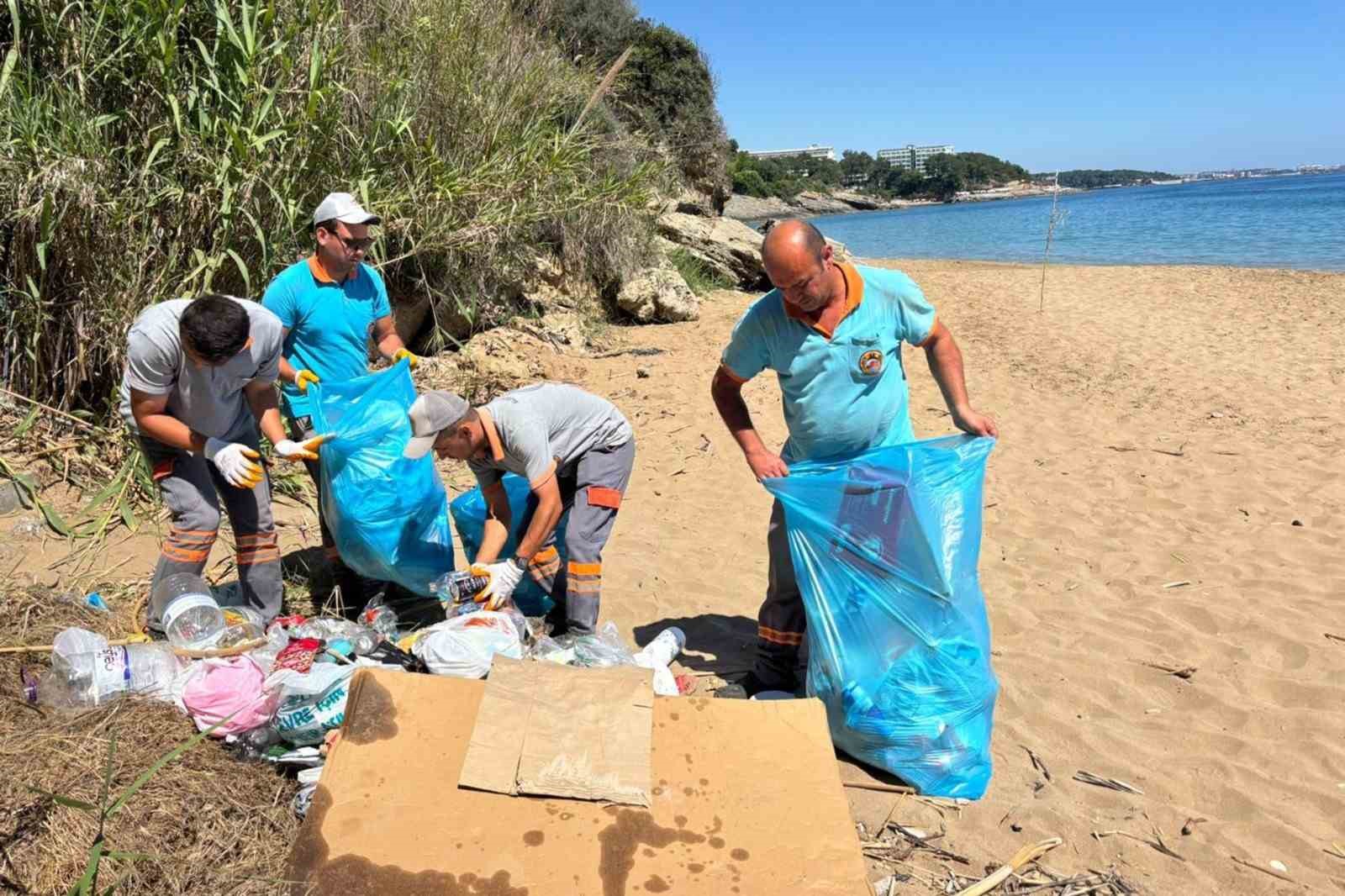 Alanya&rsquo;da bayramda 9 g&uuml;nde 10 bin 578 ton atık toplandı