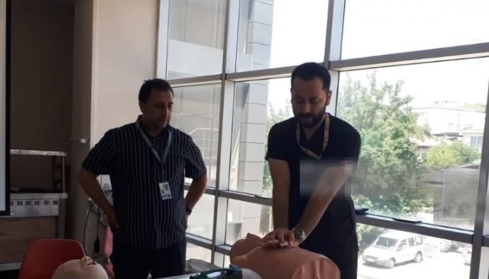 Nazilli Devlet Hastanesi&rsquo;nden Kuyucak İl&ccedil;e Devlet Hastanesi&rsquo;ne hizmet i&ccedil;i eğitim desteği