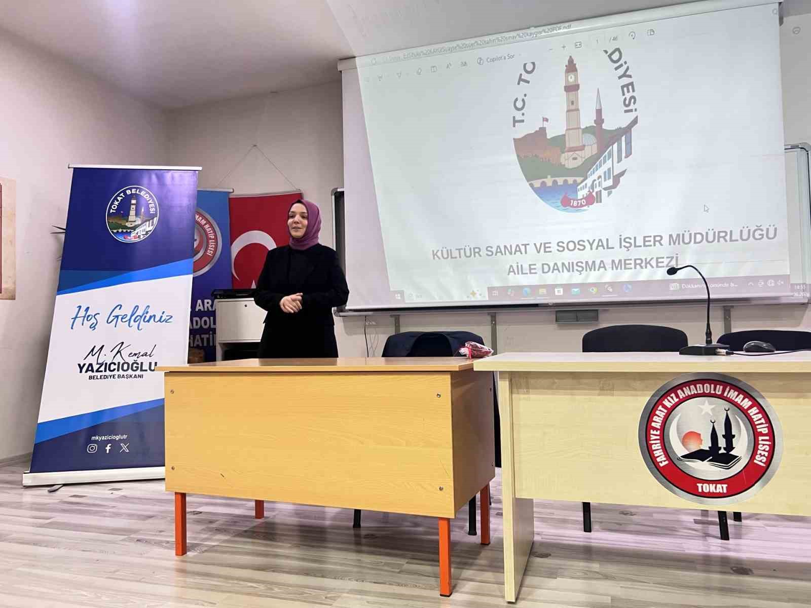 Tokat Belediyesi&rsquo;nden YKS adaylarına sınav kaygısı ve stres y&ouml;netimi desteği