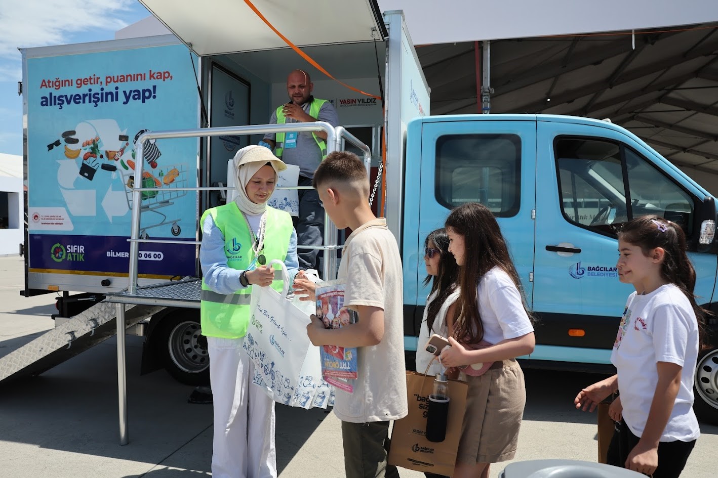 Sıfır Atık Festivali&rsquo;nde Bağcılar Belediyesi standına yoğun ilgi