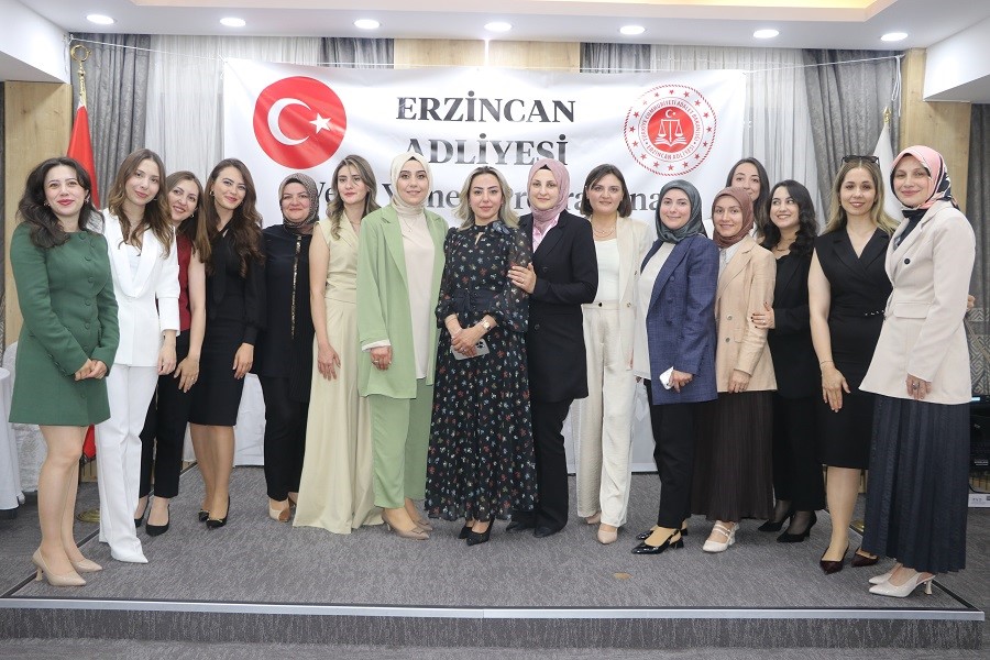 Erzincan&rsquo;da tayini &ccedil;ıkan h&acirc;kim ve savcılar i&ccedil;in veda yemeği d&uuml;zenlendi