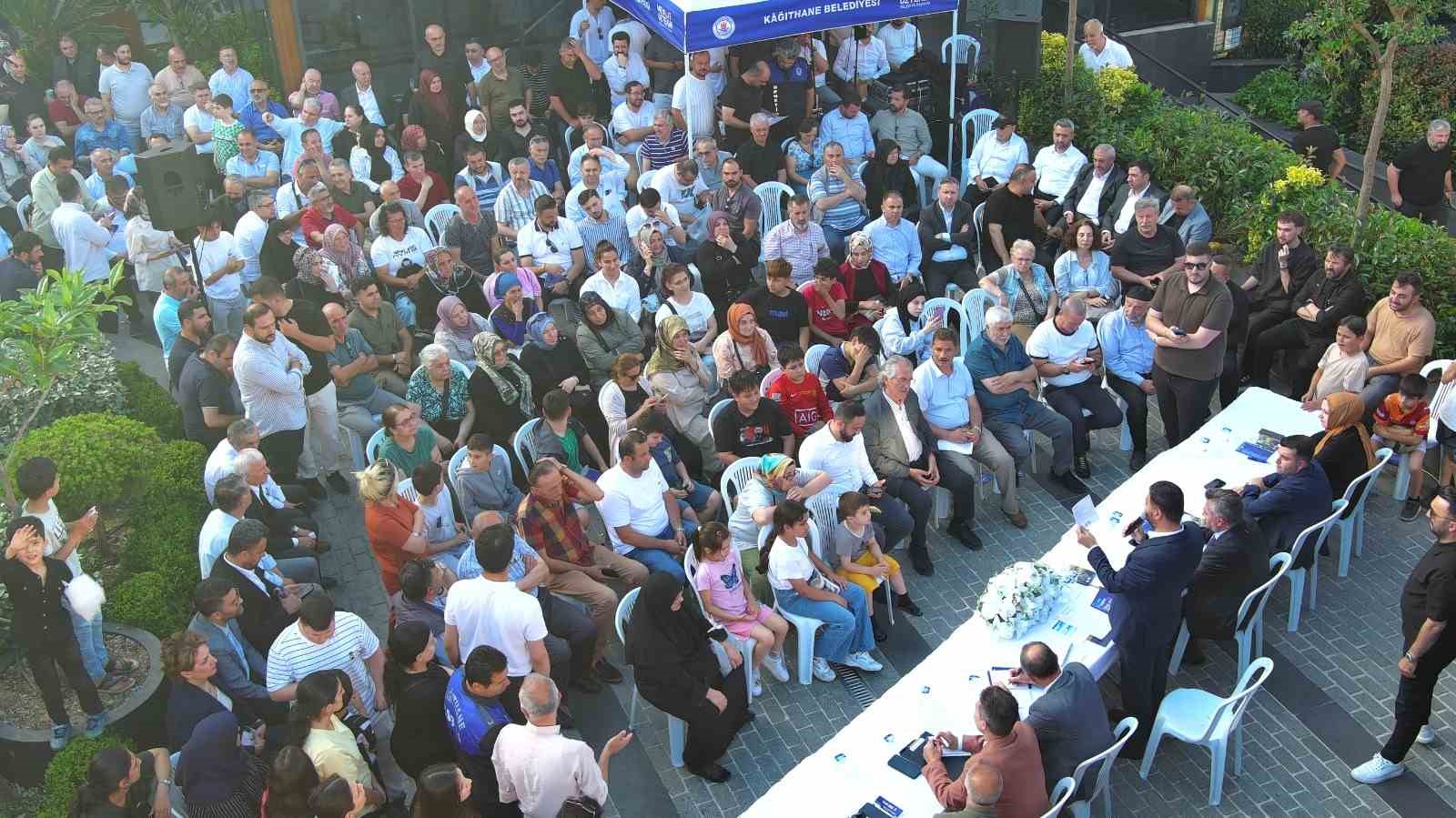 Kağıthane&rsquo;de vatandaşların s&ouml;z aldığı programda hizmetler ve yeni projeler masaya yatırıldı