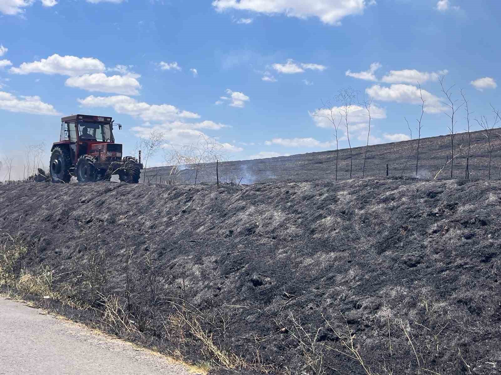 Tekirdağ&rsquo;da 25 d&ouml;n&uuml;m buğday ekili alan yandı