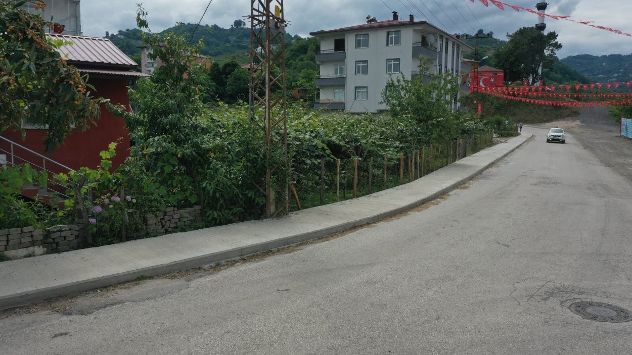 Ordu&rsquo;da g&uuml;venli kaldırım &ccedil;alışması