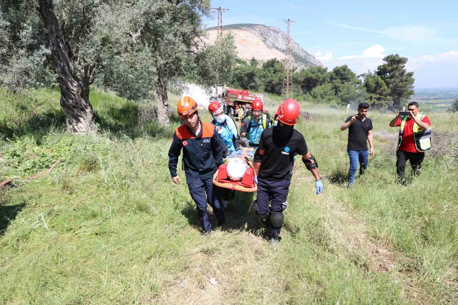 Manisa’da 5 ilçede eş zamanlı orman yangını tatbikatı gerçekleştirildi