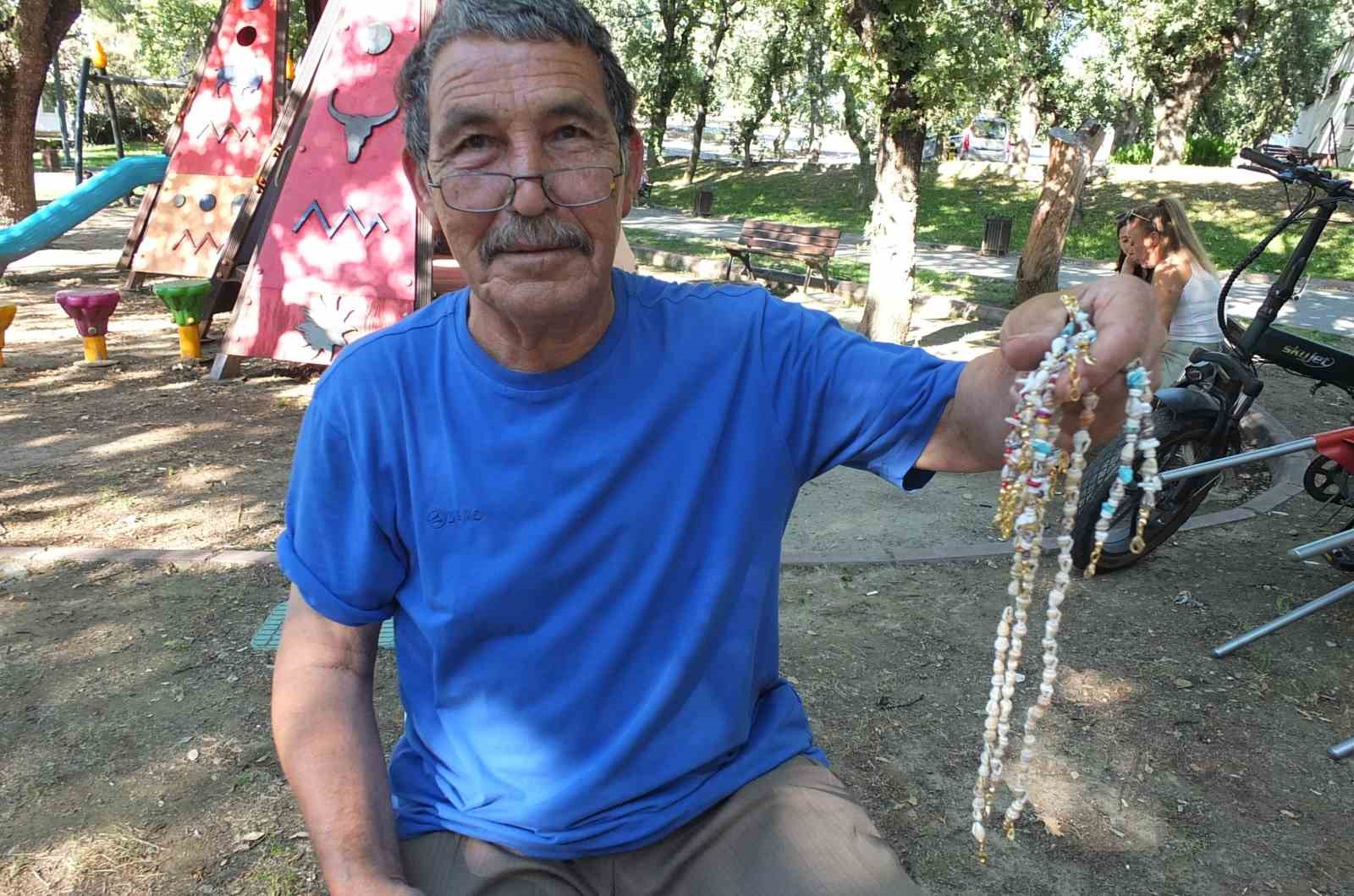Burhaniye&rsquo;de inşaat iş&ccedil;isi hediyelik imalat&ccedil;ısı oldu