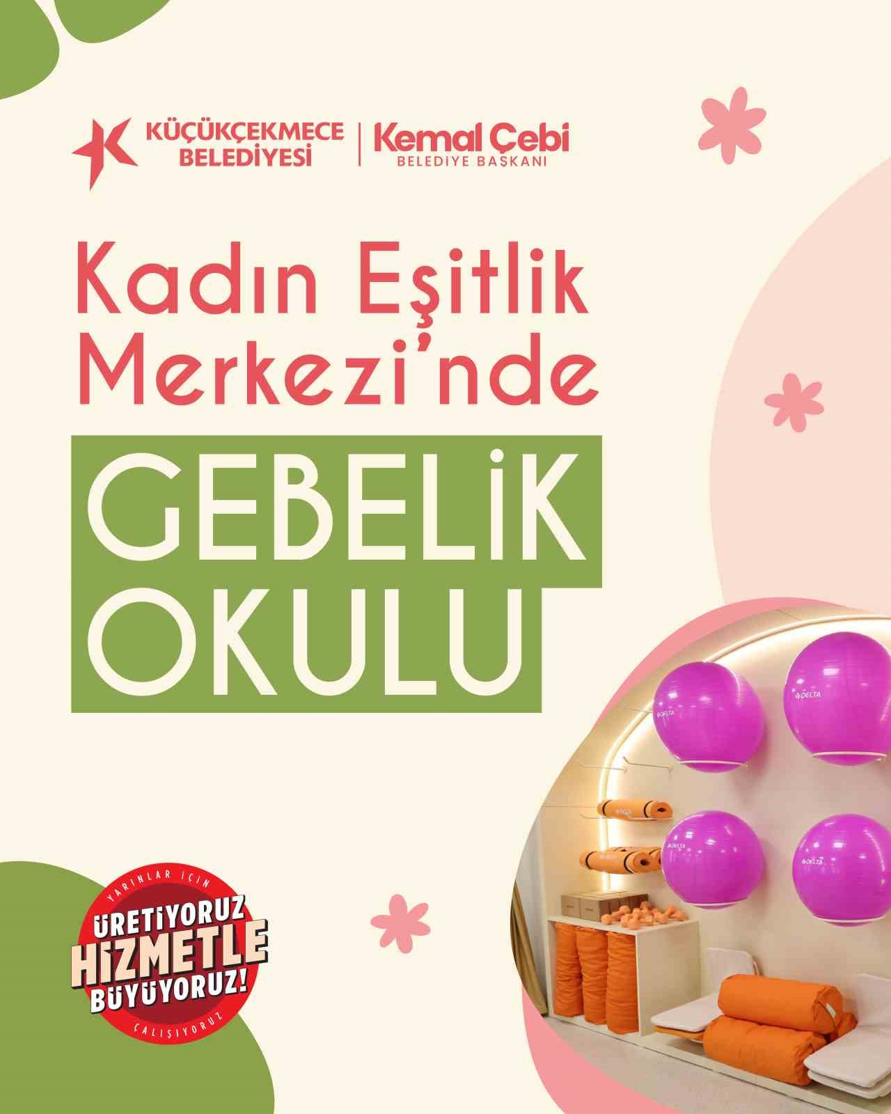 Küçükçekmece’de anne adayları için ‘gebelik okulu’