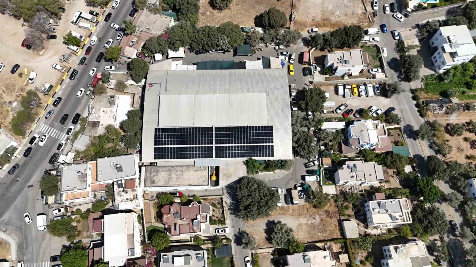 Bodrum Belediyesi, g&uuml;neşten 106 bin 500 kwh temiz enerji &uuml;retti