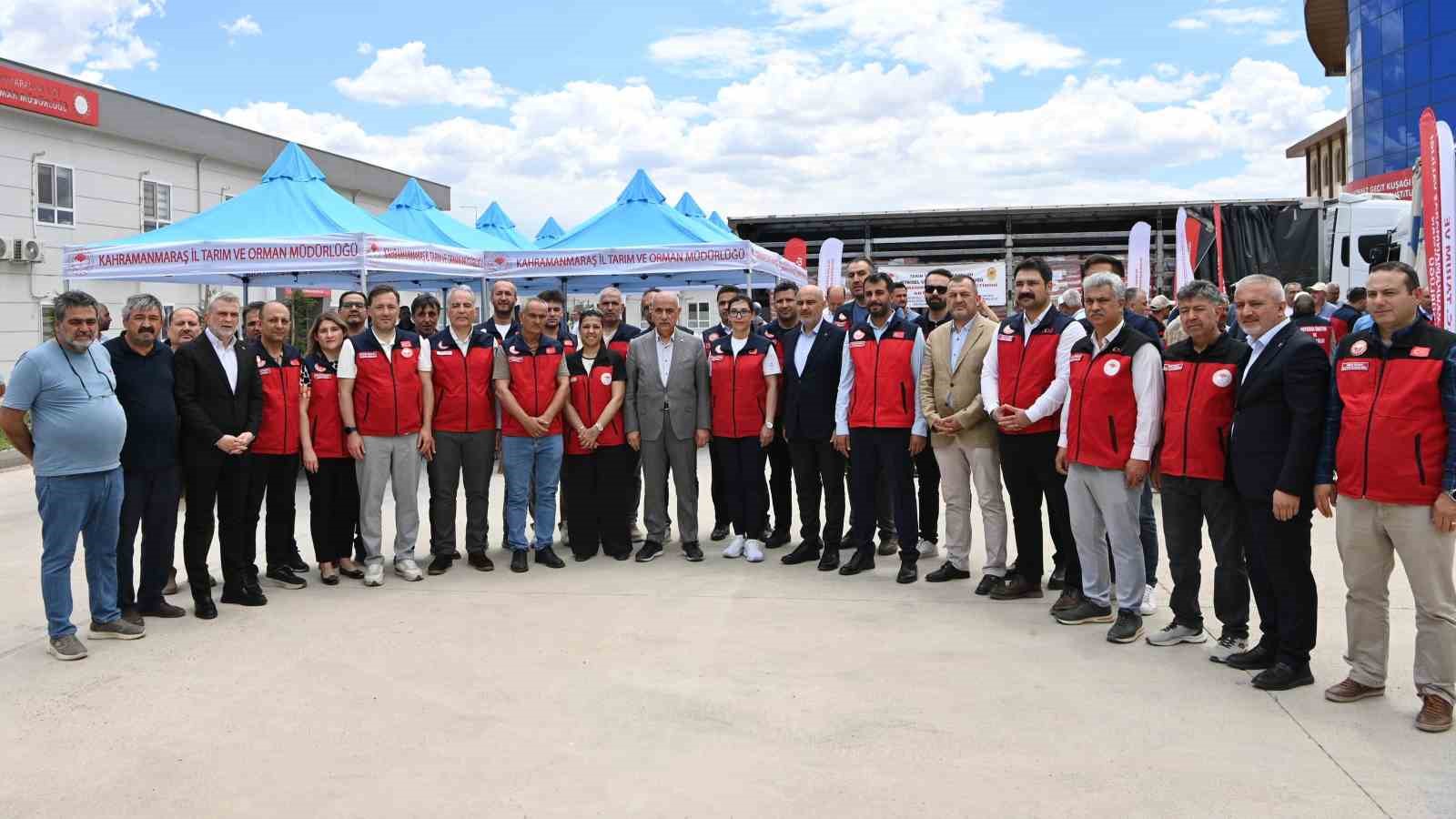 Kahramanmaraş&rsquo;ta &uuml;reticilere 47 ton soya tohumu