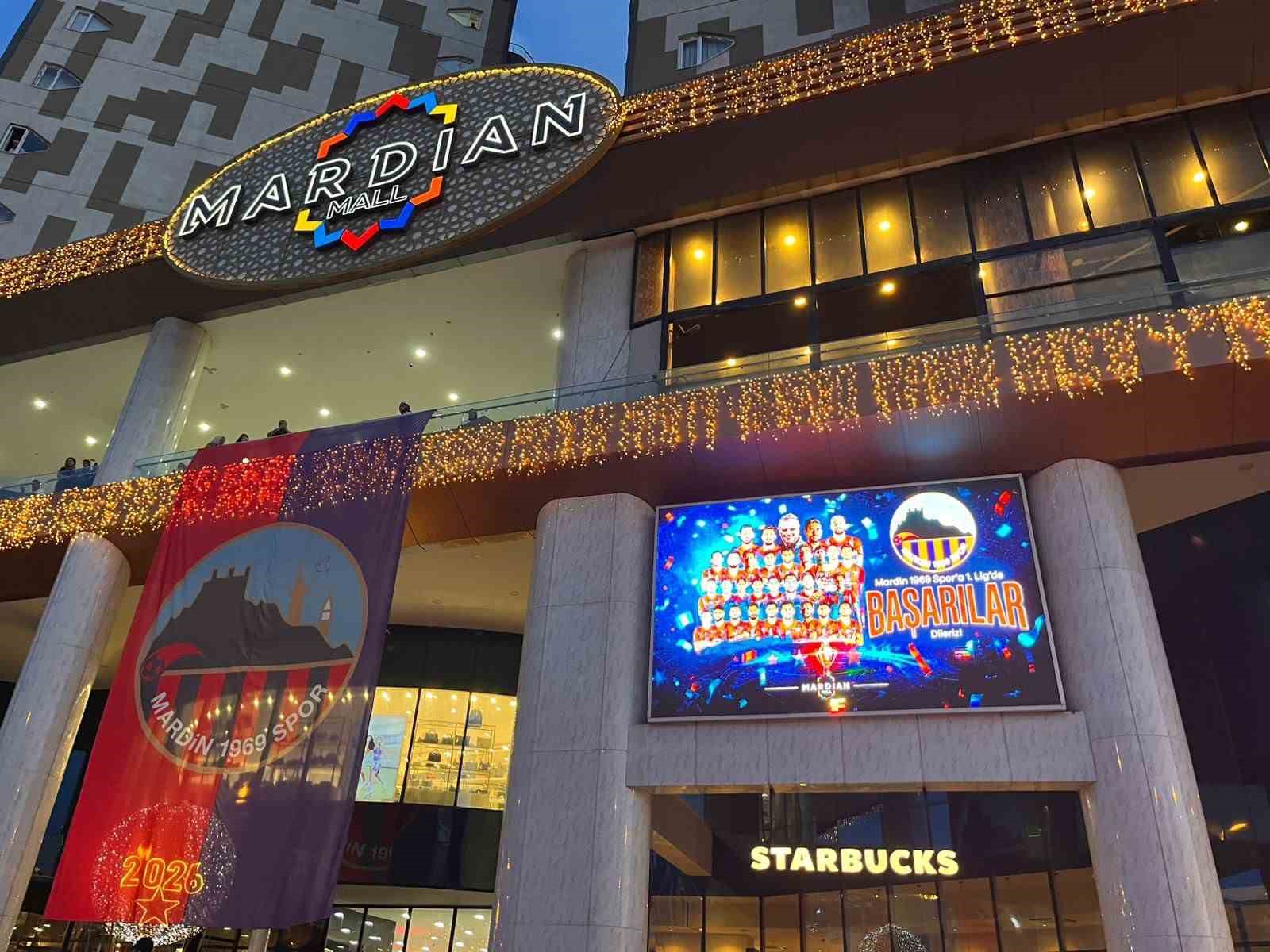 Mardin’de şampiyonluk gecesinin adresi Mardian Mall oldu