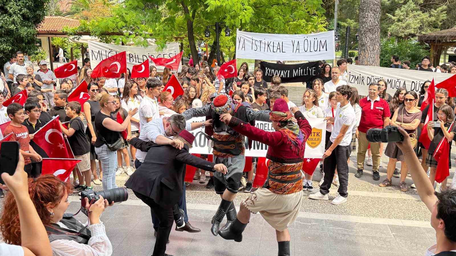 Menteşe&rsquo;de milli m&uuml;cadele ruhu yeniden canlandı