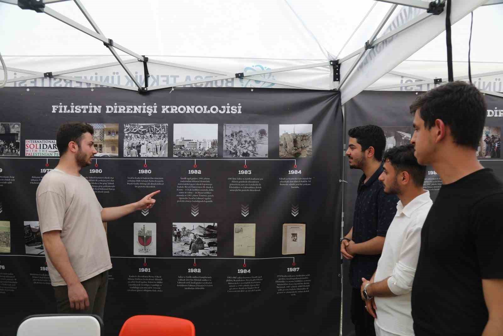 BT&Uuml; &ouml;ğrencileri Filistin i&ccedil;in n&ouml;bette