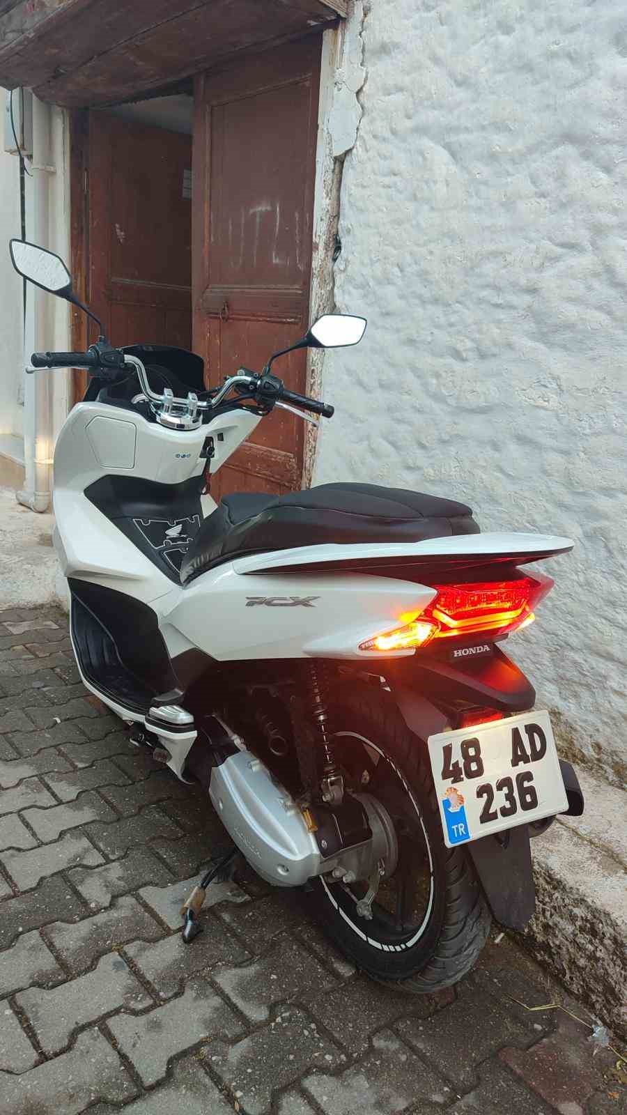 Ula’da çalınan motosiklet Fethiye’de bulundu